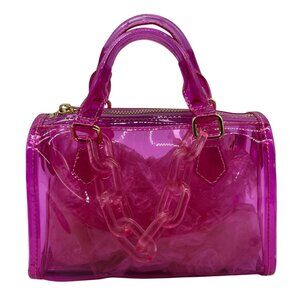 Like Dreams Hologram Clear Satchel With Inner Pouch